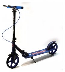 Сложный самокат Pusher с LED-колесами Bavar Sport Рожевий (LED)